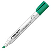 STAEDTLER 351 LUMOCOLOR WHITEBOARD MARKER CHISEL GREEN