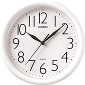 CASIO IQ017 WALL CLOCK ROUND 245MM DIA WHITE