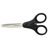 FISKARS SCISSORS DOUBLE THUMB GRIP RECYCLED 7 INCH BLACK