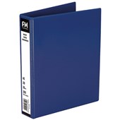 FM INSERT RINGBINDER POLYPROPYLENE 2D 26MM A5 BLUE