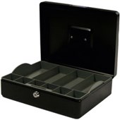 ESSELTE CLASSIC CASH BOX 300 X 230 X 90MM SIZE 12 BLACK