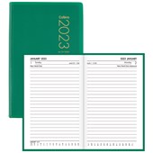 COLLINS DIARY POCKET A651P W72 X L122MM GREEN DAY PER PAGE ODD YEAR