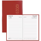 COLLINS DIARY POCKET A651P W72 X L122MM RED DAY PER PAGE ODD YEAR