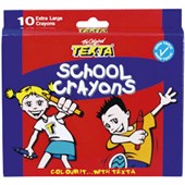 TEXTA SCHOOL CRAYONS PACK 10