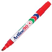 ARTLINE 90 PERMANENT MARKER CHISEL 25MM RED