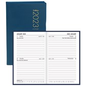 COLLINS DIARY POCKET A652P W72 X L122MM NAVY 2 DAYS PER PAGE ODD YEAR