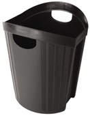 ESSELTE NOUVEAU WASTE BIN 15 LITRE BLACK