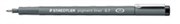 STAEDTLER 308 PIGMENT FINELINER PEN 07MM BLACK