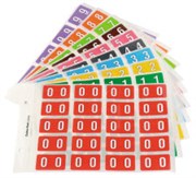 FILECORP COLOURFIND NUMERIC LABEL 8 03FCHCFNUM 40 LABELS