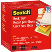 SCOTCH 845 BOOK PROTECTION TAPE 76MM X 137M