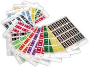 FILECORP COLOURFIND ALPHA LABEL F 03FCHCFALAP 40 LABELS