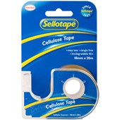 SELLOTAPE CELLULOSE TAPE ON DISPENSER W19MM X L20M CLEAR