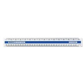 STAEDTLER 561 702 MARS OVAL SCALE RULER 300MM WHITE