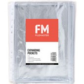 FM COPYSAFE POCKET EXPANDING A4 CLEAR PACK 10