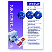 STAEDTLER TRANSPARENCY FILM 63931A4 UNIVERSAL INKJET A4 PACK 50