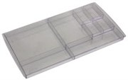 ESSELTE NOUVEAU DRAWER TIDY CLEAR