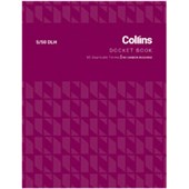 COLLINS DOCKET BOOK 50 DL DUPLICATE NO CARBON REQUIRED W100 X L130MM 50 LEAF