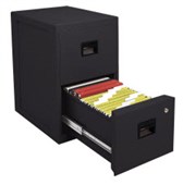 SENTRY OFFICE FILE 2 DRAWER FIRE SAFE W X D X H BLACK