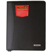 WORKMATE COMPENDIUM WM80DB PAD FOLIO WITH DISPLAY BOOK BLACK