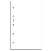 FILOFAX NOTEPAPER MINI WHITE PLAIN