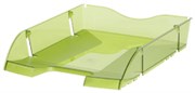 HELIT DOCUMENT TRAY TRANSLUCENT GREEN