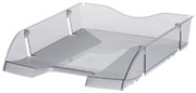 HELIT DOCUMENT TRAY TRANSLUCENT GREY