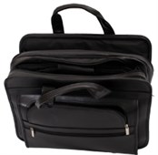 MAKIRI LAPTOP SATCHEL ZIP TOP BLACK