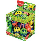 MAPED CROC PENCIL SHARPENER 2HOLE ASSORTED