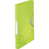 LEITZ WOW BOX FILE POLYPROPYLENE A4 GREEN