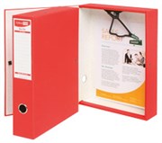 COLOURHIDE BOX FILE FOOLSCAP RED