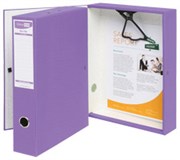 COLOURHIDE BOX FILE FOOLSCAP PURPLE