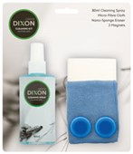 DIXON BCS80SC WHITEBOARD CLEANER KIT SPRAY  MICROFIBRE CLOTH  SPONGE ERASER  2 MAGNETS 80ML