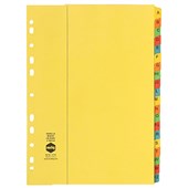 MARBIG MANILLA DIVIDER AZ TAB A4 BRIGHT ASSORTED