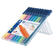 FIBRE TIP PEN STAEDTLER TRIPLUS COLOR 10MM PKT10