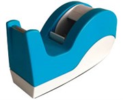 DIXON OFFICE TAPE DISPENSER LARGE BLUE AND WHITE