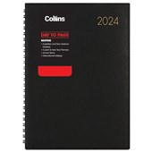 COLLINS DIARY BOSTON A51 BLACK DAY PER PAGE WIRO EVEN YEAR