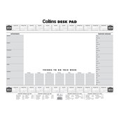 COLLINS DESK PAD EXECUTIVE A2 2 YEAR 50 LEAF 20242025