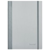 MILFORD JOURNAL ALUMINIUM A5 96 LEAF SILVER