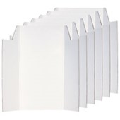 WARWICK PRESENTATION BOARD CORRUGATED H875 X W1020MM WHITE PACK 6