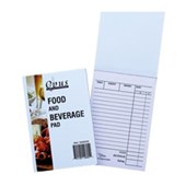 OPUS DOCKET BOOK FOOD AND BEVERAGE PAD DUPLICATE NO CARBON REQUIRED W98 X L145MM 50 LEAF