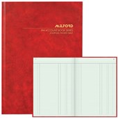 MILFORD ACCOUNT BOOK PAGED JOURNAL HARD COVER A4 84 LEAF